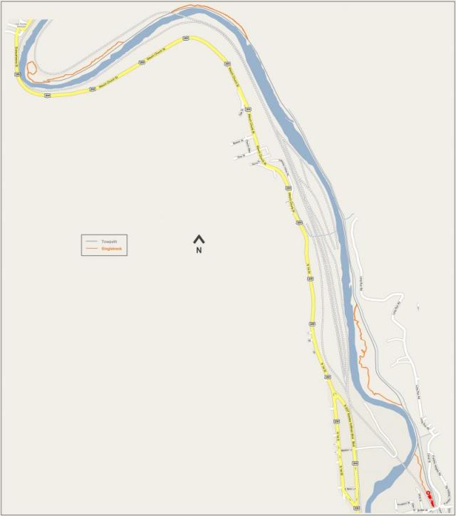 Weissport Trail Map w/ Google